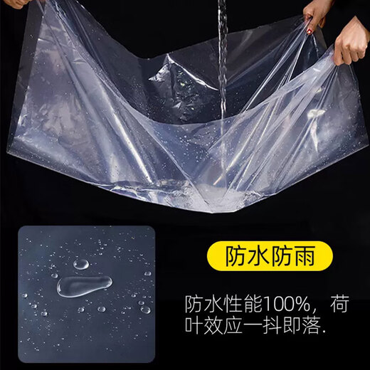 JINZONG greenhouse film thickened waterproof transparent plastic film dust-proof mulch film agricultural film decoration breeding film 5 meters * 5 meters