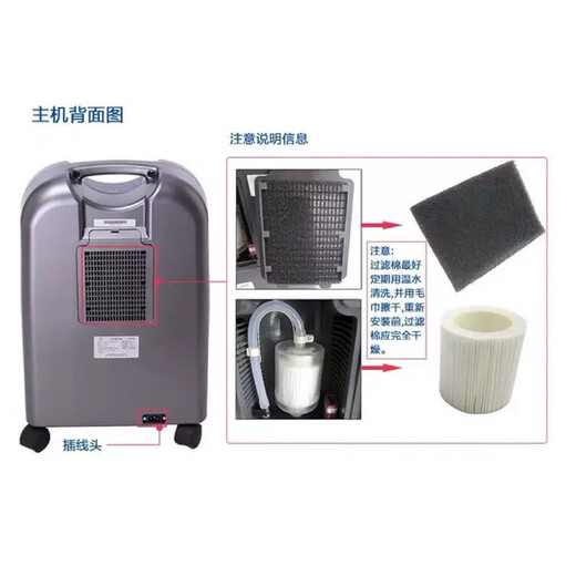 Turtle oxygen generator accessories filter consumables household oxygen generator universal oxygen pipe accessories Turtle secondary filter element [large size]