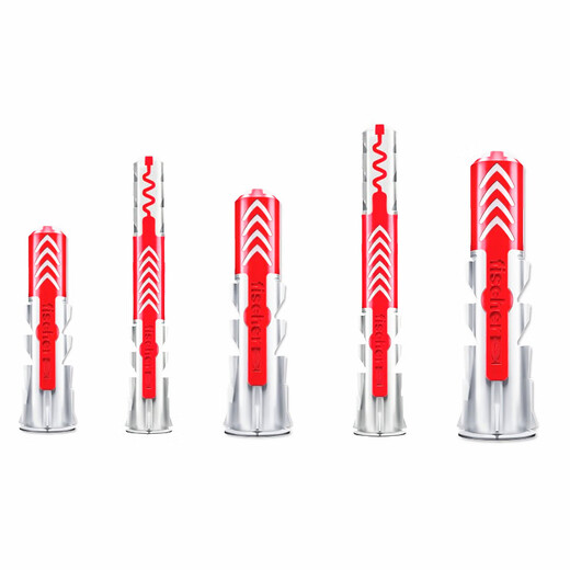 German fischer imported expansion screw plastic expansion tube Duopower hollow brick aerated brick gypsum board special wall cabinet hanger expansion bolt 6X50 single tube 1 piece 538240 does not include nails