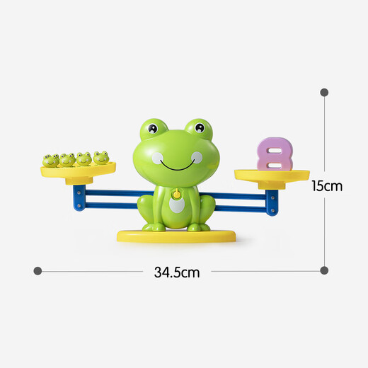 Xinge balance scale children's digital frog toys called mathematical balance logical thinking training Children's Day gift large upgrade 40 frog 10 number 30 card