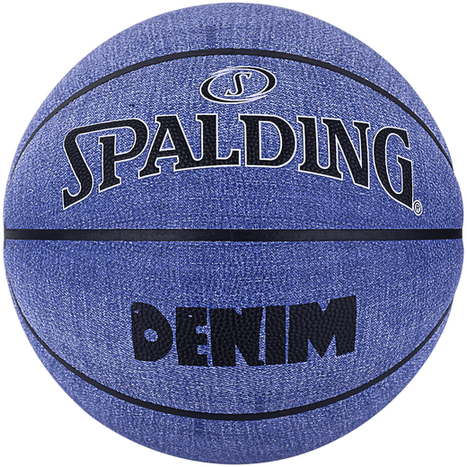 SpALDING 7 hygroscopic leather PU basketball excellent grip universal indoor and outdoor suitable for various venues Denim Purple 77-736Y