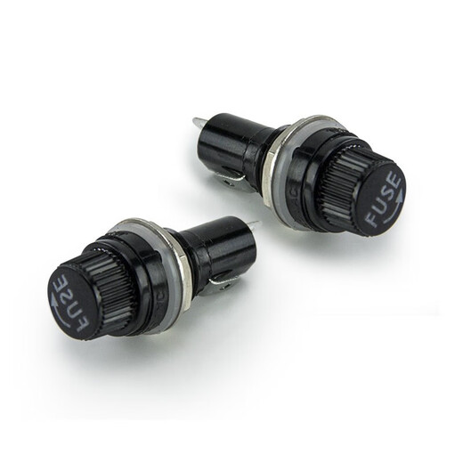 Huijun glass fuse tube power socket circuit charger protection glass tube fuse holder 5 pieces/6*30mm