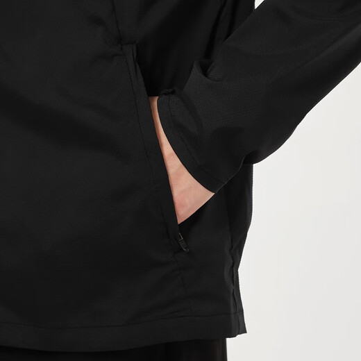 耐克（NIKE）外套男上衣 25夏秋季新款运动服休闲透气跑步快干防风衣梭织夹克 CZ9071-010/连帽/晒图退10 L (175/92A)