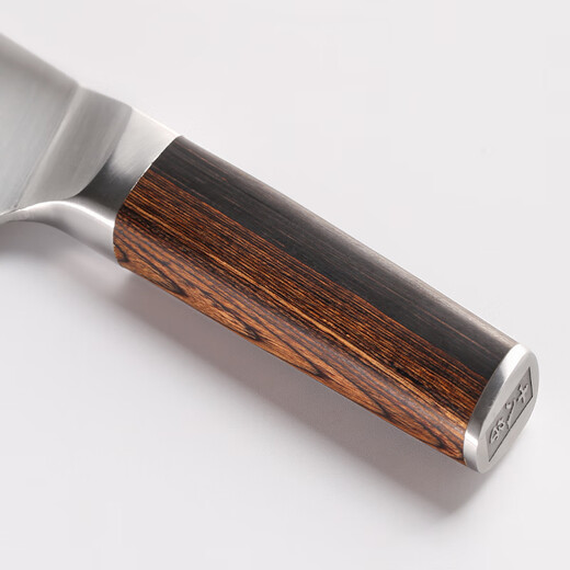 Shibazi made composite steel household knives with colorful wooden handles, matching bone chopping knife S2205-A, exquisite gift box