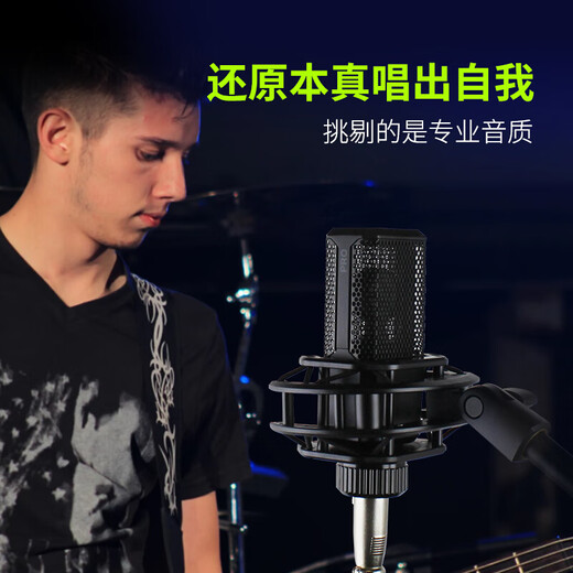 LEWITT LCT249pro condenser microphone live broadcast equipment complete set of sound card set for computer and mobile phone universal TikTok singing and karaoke microphone LEWITT 249pro + Aiken 4NANO computer sound card set