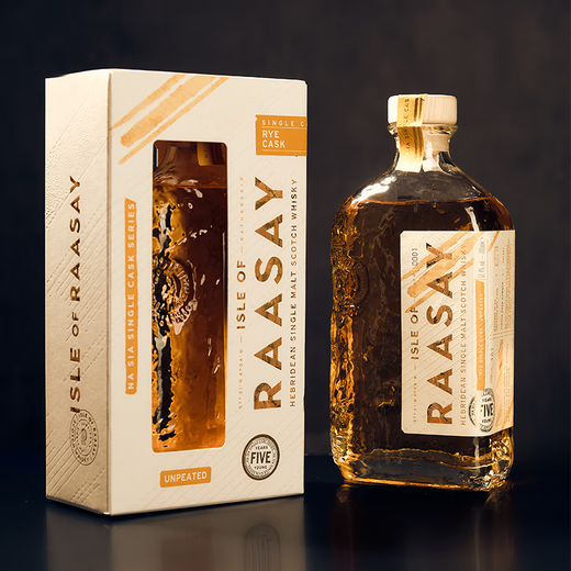 Isle of Raasay Distillery Rasay Single Malt Whisky Whisky Britische Insel Gebiet Originalflasche importiert ausländischen Wein Fünfjähriger Rye Whisky Single Barrel Single Malt