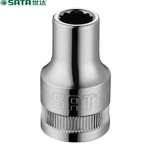 Sata-Hülseköpfe 12,5mm Serie 12 Eckhülle 10mm13601-13620 8mm-32mm 12mm13603 Chrom Vanadium Stahl