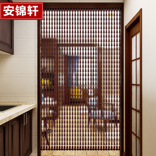 Un Jinxuan (Ajxuan) Full Peach Wood Courd Curd Curtin Fatined Curtin Partition Aisle Puerta Entrada de la puerta de la puerta del baño Soporte de la puerta de la puerta de la puerta
