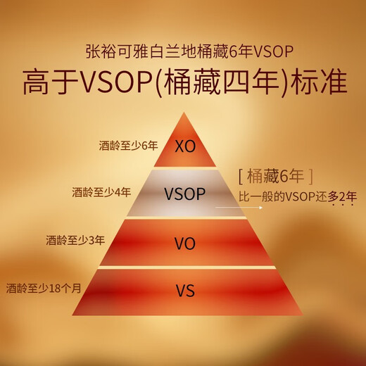 张裕白兰地洋酒送礼【热门商品推荐】 可雅6年VSOP 500mL 2瓶