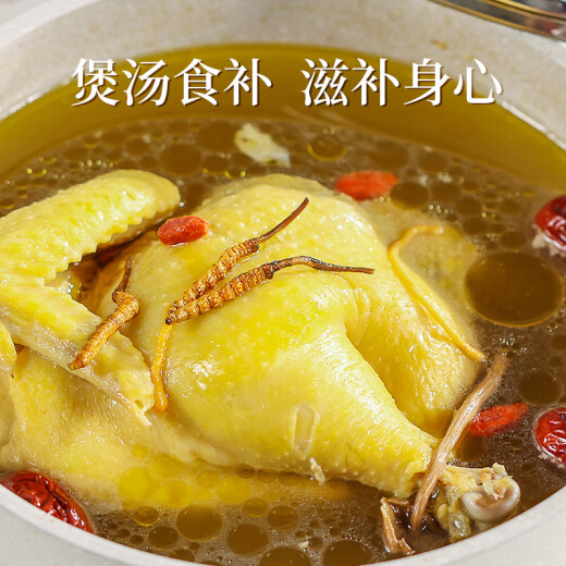 Sea de flores púrpura y azul Cordyceps sinensis 4-5 raíces/G20 raíces Cordyceps sinensis Nuevo cordyceps seco sinensis Tonic [Dragon Boat Festival Gift]