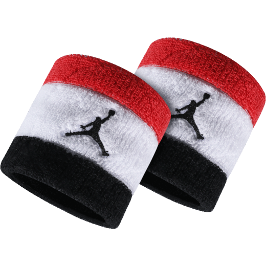 Nike wrist guard fitness badminton basketball sweat-absorbing sports wrist guard summer long wrist guard men and women thin tennis wristband AJ red white black DV4207-667