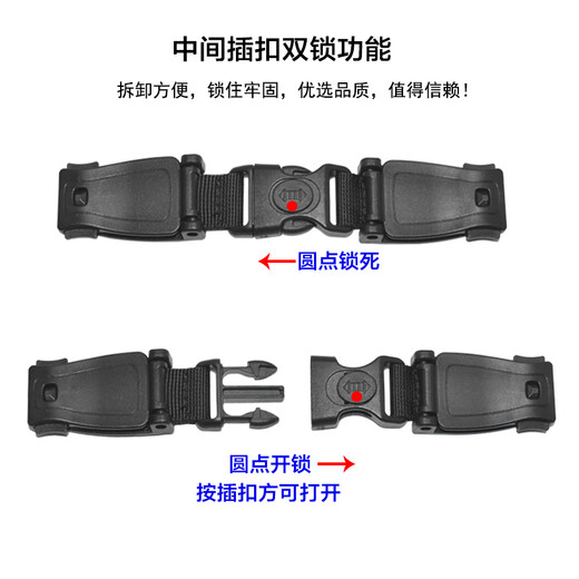 Dingbeqi Coche Accesorios de Asiento de Seguridad de Dibujos Animados para niños Soporte de Bloqueo Hebilla de Seguridad Hebilla de Pecho de bebé Cinturón de Seguridad antiestrangulamiento Hebilla de Bloqueo Negra Hamburguesa
