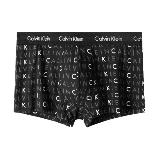CalvinKleinCK men's boxer briefs set 3 pieces U2664G gift for boyfriend YKS letter black gray XL