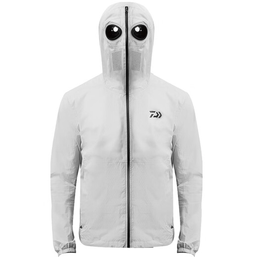 DAIWA Dayiwa 21 New Style DE-5604-5605 CS Men's Hooded Zipper Long Sleeve Graphene Jacket Skin Jacket Thin Fishing Suit DE-5605CS Blue XL