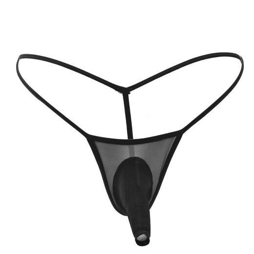 Sexy lingerie men's sexy thong stockings airplane cover silky cover thin mesh transparent single white (closed) one size fits all