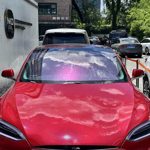 Wispa Ask the World M579 Ideal L689 Imperial Purple Tesla Nio Xiaopeng Car Black High Privacy Film Full Car Sunscreen Front Windshield Colorful Sun Film Emperor Purple National Package Installation SUV Applicable Full Car Set