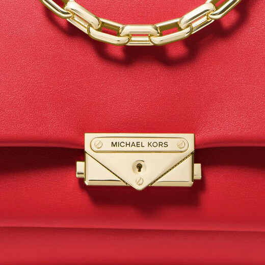 MICHAEL KORS迈克.科尔斯MK女包皮革链条单肩斜挎包30S9G0EL2L 683红色