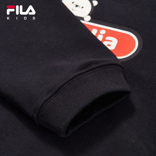 Фила [устранение клещей] Детская одежда Fila для детей в осеннем антибактериальном свитере и свитере для девочек