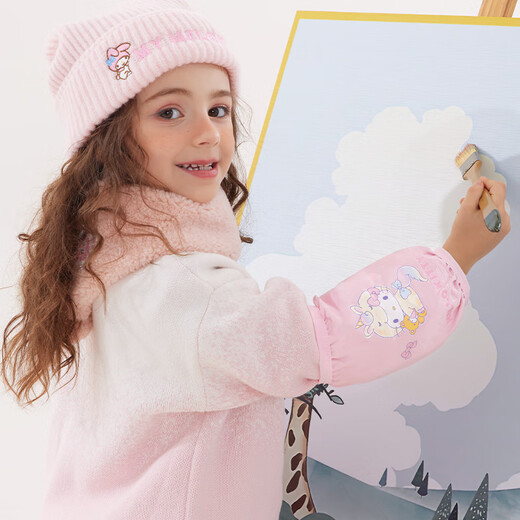Hello Kitty儿童袖套女童防水防脏套袖幼儿宝宝学生画画吃饭护袖 TXT9272 