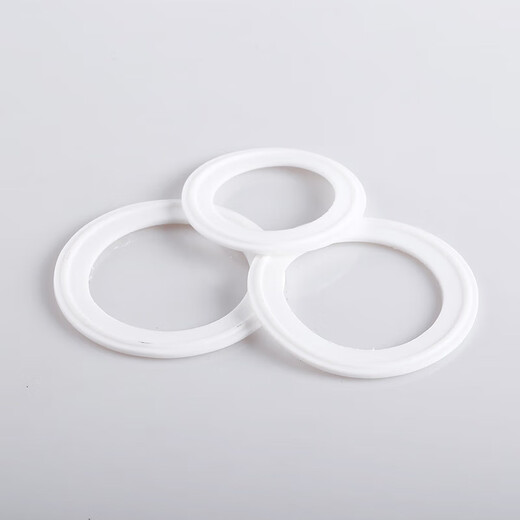 Lihaitun quick-loading PTFE pad whole bag sanitary grade gasket chuck clamp polytetrafluoroethylene hard gasket PTFE white sealing ring 114 chuck 130 whole bag 100 pieces