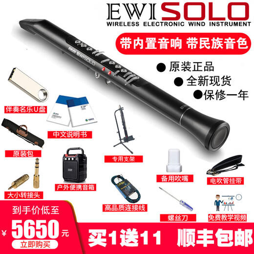 九幽【雅佳SOLOC电吹管】全新进口2024新款电子萨克斯200种音色民族 套餐二:标配+硬盒+豪华礼包