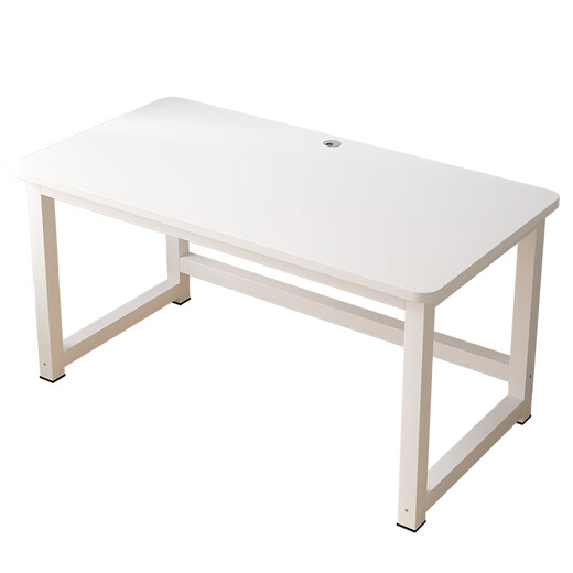 Coolin computer desk home desktop desk bedroom living room simple writing desk office study table warm white 1.2 meters