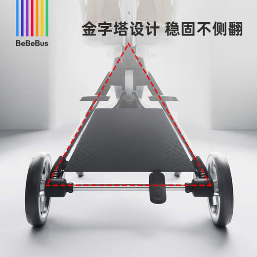bebebus baby walking artifact is lightweight, foldable, two-way, sitable and lying, high landscape stroller stroller