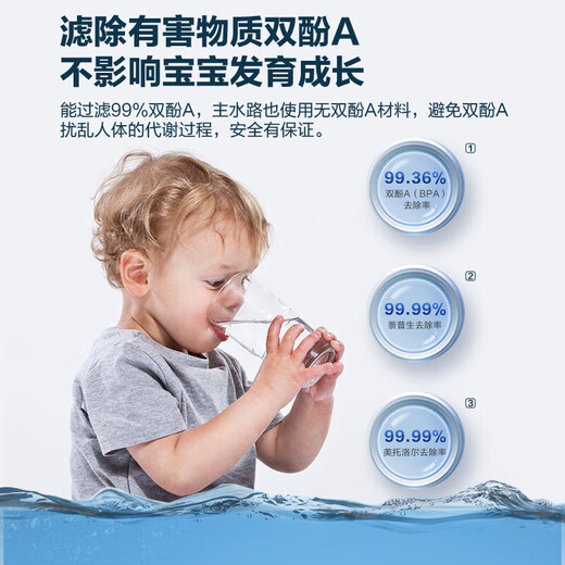 安吉尔净水器家用600G魔方1900过滤器RO反渗透1.94L/分钟无桶大通量厨下式自来水纯水机直饮净水机 魔方1900+管线机3611+前置3524
