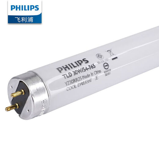 Philips (PHILIPS) T8 fluorescent tube fluorescent tube old-fashioned lamp standard TLD fluorescent lamp YZ30RR25 0.9 meters 30W white light 6500K 1 (non-LED lamp)