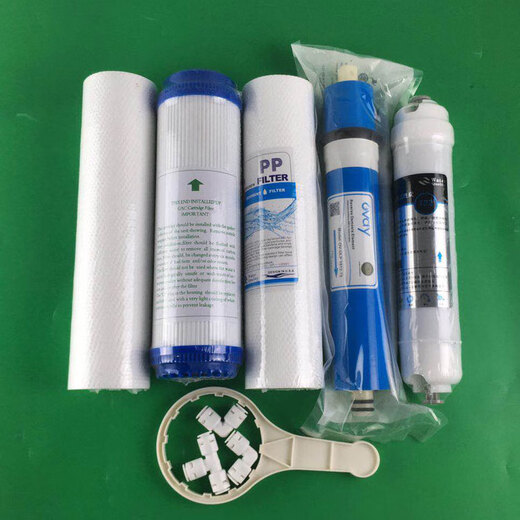 钻芯适用美的净水器滤芯MRC1583A-50G(升级版)MRC1683b通用MRO101A-5 全套滤芯（美的原厂RO膜后置碳)