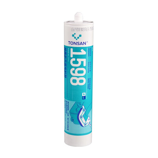 可赛新 1587 1596 1598 1592硅橡胶平面密封剂100g  310ml 北京天山 1598  黑色 310ml   1支
