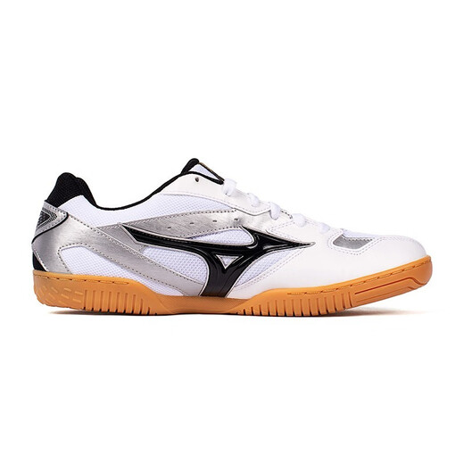 Mizuno Table Tennis Shoes Men's Shoes Women's Table Tennis Sports Shoes Breathable Non-Slip Wear-Resistant Training Shoes Competition Table Tennis Shoes 81GA183009 White/Black 40 (255mm)
