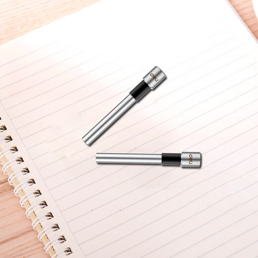 得力(deli)3847 财务装订机专用透明装订铆管Φ4.8mm*500mm 100支/盒装 3881/14650适配钻刀