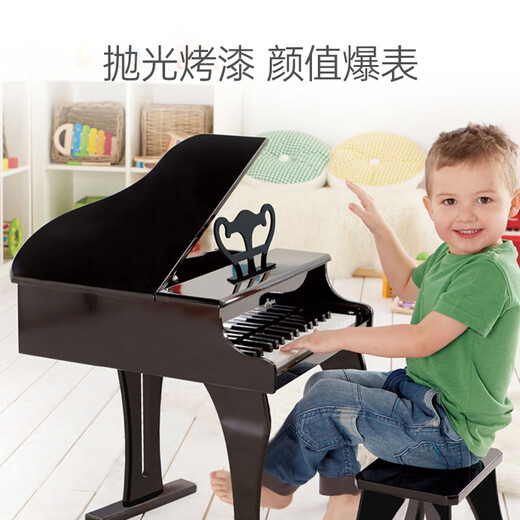 
Hape (Germany) Music Enlightenment Toy Art Training Introduction to 30-key Piano Elegant Black Festival Gift E0320
