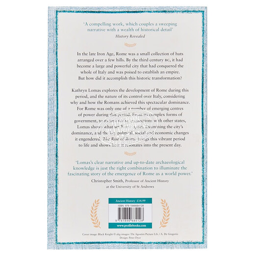 罗马的崛起 英文原版 The Rise of Rome Kathryn Lomas