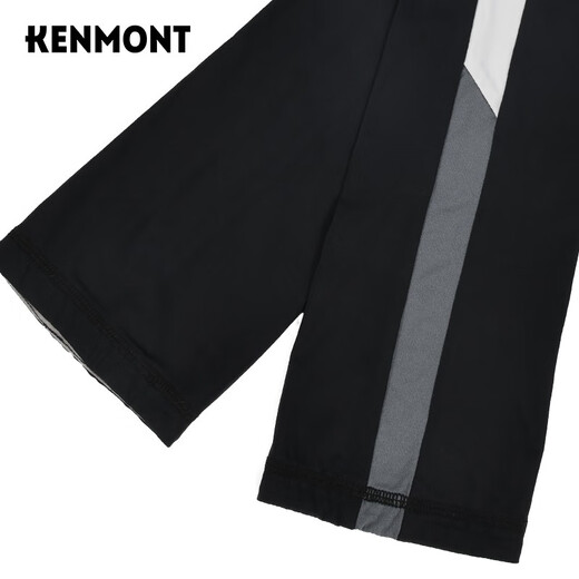 卡蒙（Kenmont）夏季冰袖手臂防晒男防紫外线凉感袖套男ins潮户外骑车长手套3894 黑色 M