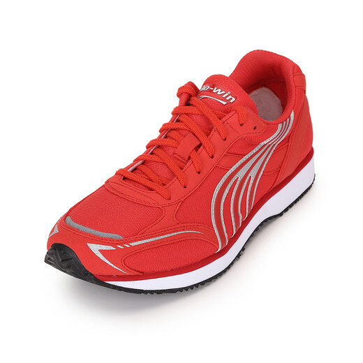 Do-win running shoes for men and women new professional marathon running shoes sports students physical test track and field sports shoes red/MR3515 42