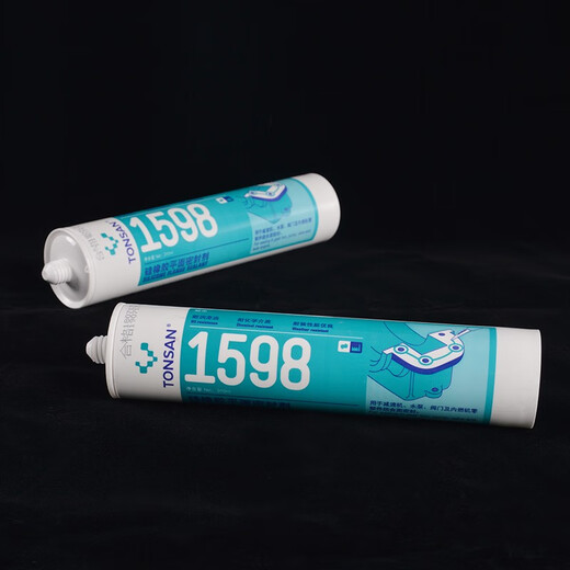 可赛新 1587 1596 1598 1592硅橡胶平面密封剂100g  310ml 北京天山 1598  黑色 310ml   1支
