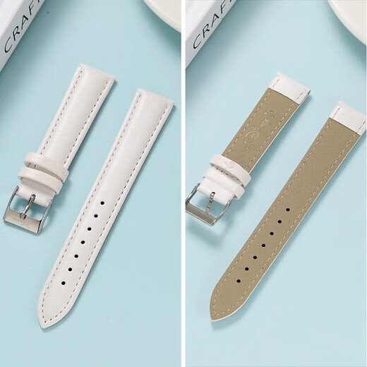 LZQLY迪士尼手表表带女皮表带帆布尼龙硅胶橡胶钢表带扣男22mm20mm金 11162表带黑色[16mm]