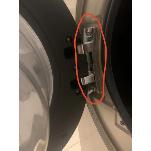 适用于海尔滚筒洗衣机门铰链配件大全门合页门钩勾门轴门支架门把手 反面专用号1592门铰链