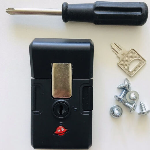XMSJ Kennwortbox Sperre Zubehör Aluminium Frame Koffer Sperre Leder Box Universal Lock Travel Box Universal Lockschlüssel B3524 Zoll Seitenverriegelungssatz Set