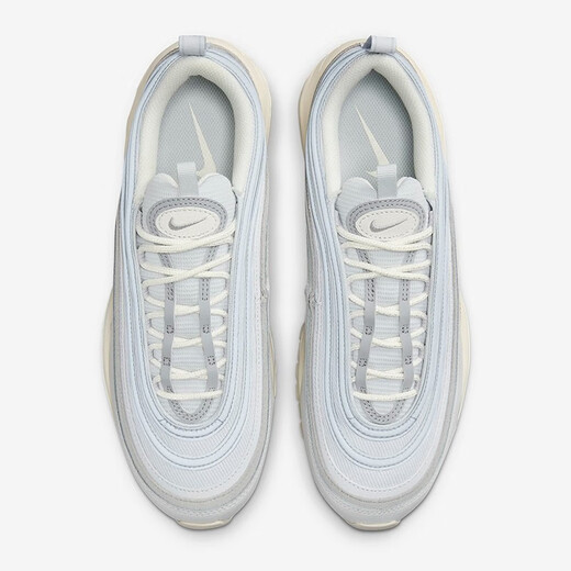 耐克（NIKE）男鞋 Air Max 97 全掌大气垫缓震 复古男士休闲运动跑步鞋 白灰 DZ2629-001 40码/US7