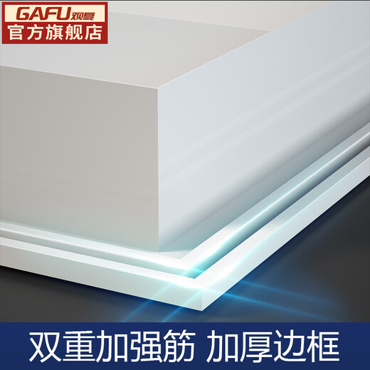 OUFENQI aluminum alloy access hatch ceiling decorative cover finished central air conditioning sewer pipe repair inspection door hole magnetic type opening 150*150mm universal ceiling wall extra thick