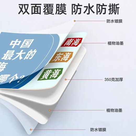 Knowledge Energy Cards Complete Set of Cards and Educational Toys Memory Fun Cards for Junior High School Students [Work While Asking] Common Knowledge Books Can't Learn [Pinyin Table] Remember Happy Learning