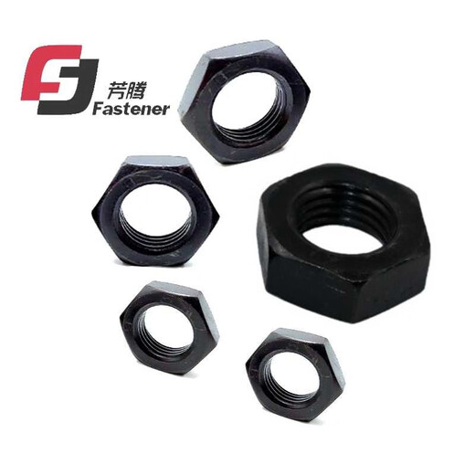 Fangteng Level 8 hohe grobe grobe Zähne GB6172 Sechseckige dünne Nuss GB6173 Hexagonal Flat Nuss M8M10-M48 10 feine Zähne Dünne Nuss M12*1,25