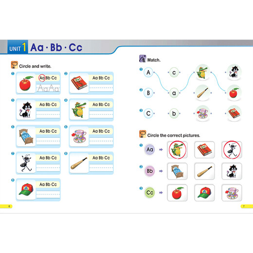 Smart Phonics 1级别2册套装（主课本+练习册） 进口原版 小学生教材英文用书 短期零基础儿童入门自然拼读进口教材  小学教辅