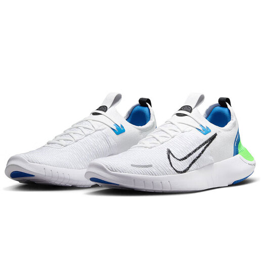 
NIKE Nike casual shoes men's shoes spring new sports shoes FREE Barefoot 5.0 shock-absorbing and breathable lightweight wear-resistant running shoes FB1276-104/white blue and green 39