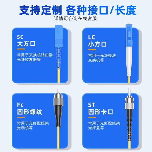 HUIGU FIBER OPTIQUE CHEMBRE SC-LC MODE MODE DUAL CORE 1 METTRE FIBRE CABLE CABLE FIBRE DE TAILLE 9/125M