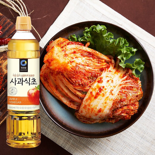 清净园苹果醋500ml 韩国进口 韩式冷面醋 腌制泡菜料理凉拌菜调味水果醋