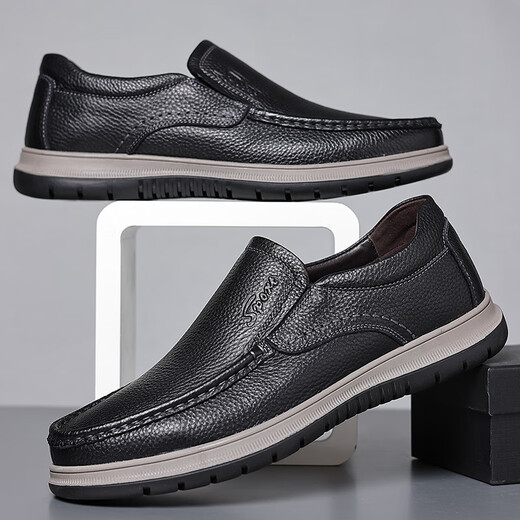 Yichi (egchi) zapatos de cuero capa de la cabeza de hombre de la cabeza de vaca